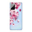 For Samsung Galaxy A91 / S10 Lite Coloured Drawing Pattern Highly Transparent TPU Protective Case(Cherry Blossoms) - 1