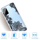 For Samsung Galaxy S20+ Coloured Drawing Pattern Highly Transparent TPU Protective Case(Black Rose) - 5