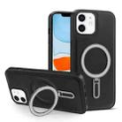 For iPhone 11 MagSafe Magnetic Holder Phone Case(Black) - 1