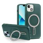 For iPhone 13 MagSafe Magnetic Holder Phone Case(Green) - 1