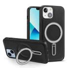 For iPhone 13 MagSafe Magnetic Holder Phone Case(Black) - 1