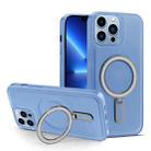 For iPhone 13 Pro MagSafe Magnetic Holder Phone Case(Sierra Blue) - 1