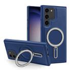 For Samsung Galaxy S23 5G MagSafe Magnetic Holder Phone Case(Royal Blue) - 1
