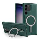 For Samsung Galaxy S23+ 5G MagSafe Magnetic Holder Phone Case(Green) - 1