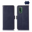 For Nokia XR21 Magnetic Crazy Horse Texture Genuine Leather RFID Phone Case(Blue) - 1