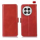 For OnePlus Nord 13 Magnetic Crazy Horse Texture Genuine Leather RFID Phone Case(Red) - 1