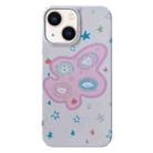 For iPhone 14 Painted Pattern PC Phone Case(Starry Dogs) - 1