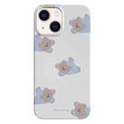 For iPhone 14 Painted Pattern PC Phone Case(Papa Bear) - 1