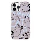 For iPhone 14 Pro Painted Pattern PC Phone Case(CATs) - 1