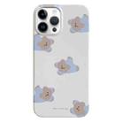 For iPhone 14 Pro Painted Pattern PC Phone Case(Papa Bear) - 1