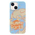 For iPhone 14 Plus Painted Pattern PC Phone Case(Summer Party) - 1