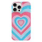 For iPhone 15 Pro Max Painted Pattern PC Phone Case(Love) - 1
