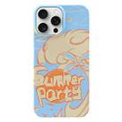 For iPhone 15 Pro Max Painted Pattern PC Phone Case(Summer Party) - 1