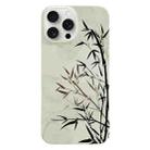 For iPhone 15 Pro Max Painted Pattern PC Phone Case(Ink Painting) - 1