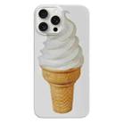 For iPhone 15 Pro Painted Pattern PC Phone Case(Ice Cream) - 1
