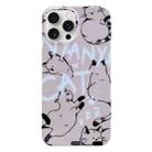 For iPhone 15 Pro Painted Pattern PC Phone Case(CATs) - 1