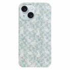 For iPhone 15 Painted Pattern PC Phone Case(Tulip Bunny) - 1