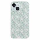 For iPhone 15 Plus Painted Pattern PC Phone Case(Tulip Bunny) - 1