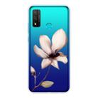 For Huawei P Smart 2020 Coloured Drawing Pattern Highly Transparent TPU Protective Case(Lotus) - 1