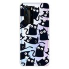For Huawei P40 Coloured Drawing Pattern Highly Transparent TPU Protective Case(Black Cat) - 1