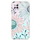 For Huawei P40 Lite Coloured Drawing Pattern Highly Transparent TPU Protective Case(Flower) - 1