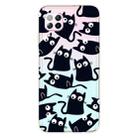 For Huawei P40 Lite Coloured Drawing Pattern Highly Transparent TPU Protective Case(Black Cat) - 1