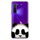 For Huawei P40 Lite 5G Coloured Drawing Pattern Highly Transparent TPU Protective Case(Panda) - 1