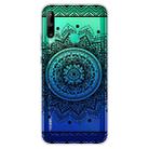 For Huawei P40 Lite E Coloured Drawing Pattern Highly Transparent TPU Protective Case(Mandala) - 1