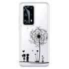 For Huawei P40 Pro+ Coloured Drawing Pattern Highly Transparent TPU Protective Case(Dandelion) - 1