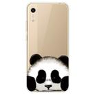 For Huawei Y5 (2019) Coloured Drawing Pattern Highly Transparent TPU Protective Case(Panda) - 1