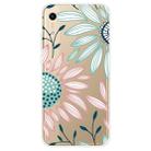 For Huawei Y5 (2019) Coloured Drawing Pattern Highly Transparent TPU Protective Case(Flower) - 1