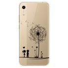 For Huawei Y5 (2019) Coloured Drawing Pattern Highly Transparent TPU Protective Case(Dandelion) - 1