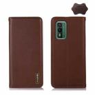 For Nokia XR21 KHAZNEH Nappa Top Layer Cowhide Leather Phone Case(Brown) - 1