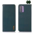 For Nokia G42 5G KHAZNEH Nappa Top Layer Cowhide Leather Phone Case(Green) - 1