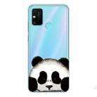 For Huawei Honor 9A Coloured Drawing Pattern Highly Transparent TPU Protective Case(Panda) - 1