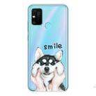 For Huawei Honor 9A Coloured Drawing Pattern Highly Transparent TPU Protective Case(Pinch Dog) - 1