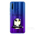 For Huawei Honor 20 Lite Coloured Drawing Pattern Highly Transparent TPU Protective Case(Penguin) - 1