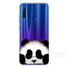 For Huawei Honor 20 Lite Coloured Drawing Pattern Highly Transparent TPU Protective Case(Panda) - 1