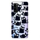 For Huawei Honor 30 Coloured Drawing Pattern Highly Transparent TPU Protective Case(Black Cat) - 1