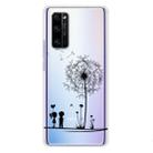 For Huawei Honor 30 Coloured Drawing Pattern Highly Transparent TPU Protective Case(Dandelion) - 1