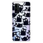 For Huawei Honor 30 Pro Coloured Drawing Pattern Highly Transparent TPU Protective Case(Black Cat) - 1