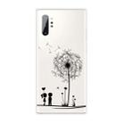 For Samsung Galaxy Note 10+ Coloured Drawing Pattern Highly Transparent TPU Protective Case(Dandelion) - 1