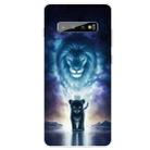 For Samsung Galaxy S10 5G Coloured Drawing Pattern Highly Transparent TPU Protective Case(Lion) - 1