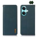 For OnePlus Nord CE3 5G KHAZNEH Nappa Top Layer Cowhide Leather Phone Case(Green) - 1