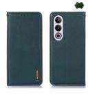 For OnePlus Nord CE4 5G Global KHAZNEH Nappa Top Layer Cowhide Leather Phone Case(Green) - 1