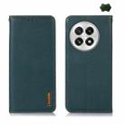 For OnePlus Nord 13 KHAZNEH Nappa Top Layer Cowhide Leather Phone Case(Green) - 1