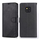 For Huawei Mate 20 Pro AZNS Sheepskin Texture Horizontal Flip Leather Case with Holder & Card Slots & Wallet(Black) - 1