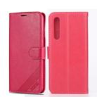 For Huawei P30 AZNS Sheepskin Texture Horizontal Flip Leather Case with Holder & Card Slots & Wallet(Red) - 1