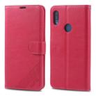 For Huawei Y6(2019) / Enjoy 9E AZNS Sheepskin Texture Horizontal Flip Leather Case with Holder & Card Slots & Wallet(Red) - 1