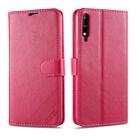 For Huawei Enjoy 10 / Honor Play 3 AZNS Sheepskin Texture Horizontal Flip Leather Case with Holder & Card Slots & Wallet(Red) - 1